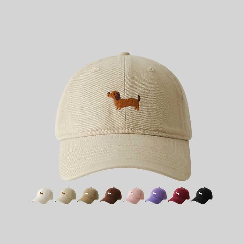 Dachshund Embroidery Baseball Hat Sunscreen Fashion Outdoor Hat Suitable for Men and Women for Daily Leisure Matching M260327