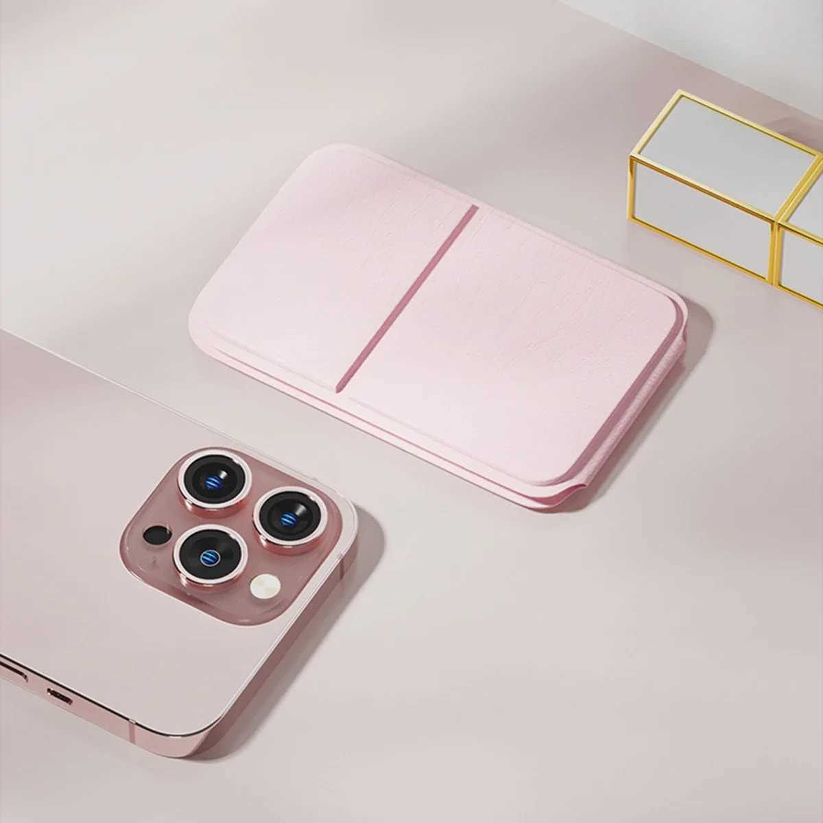 Portable Handheld Mini Makeup Mirror Dormitory Tabletop And Office Use Adjustable And Portable Folding Mirror H260327