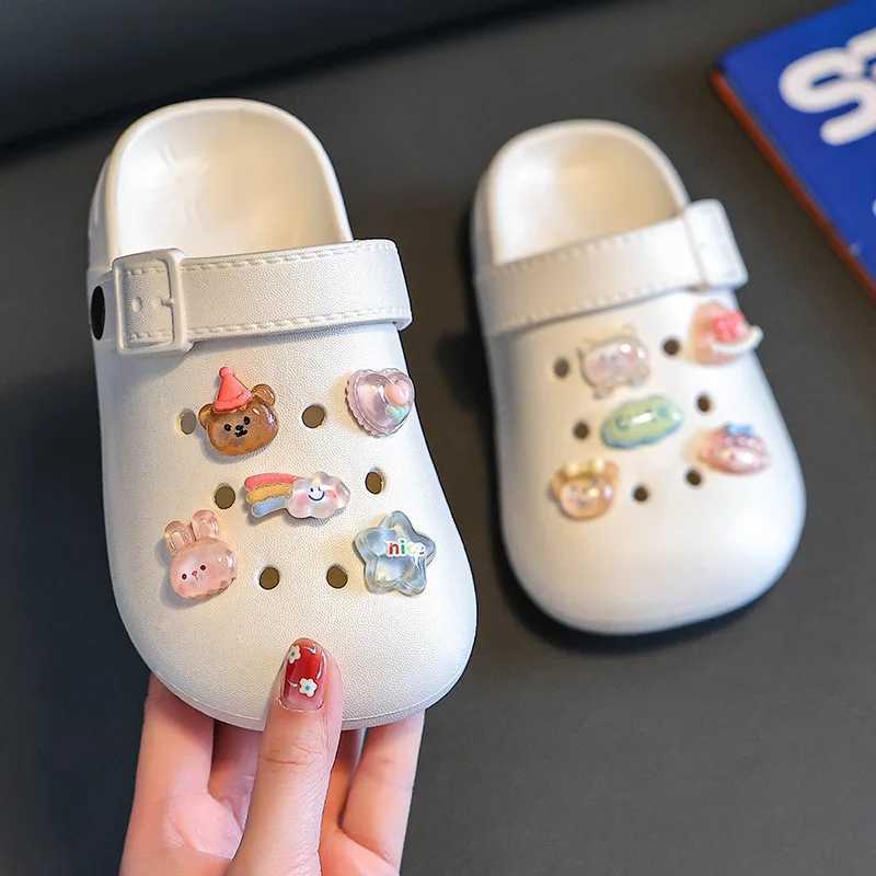 2026 Shoe Charm DIY 3D Cute Rainbow Bear Shoe Decorations Accessories Charms for Clogs Bogg Bag Slides SandalsT260327