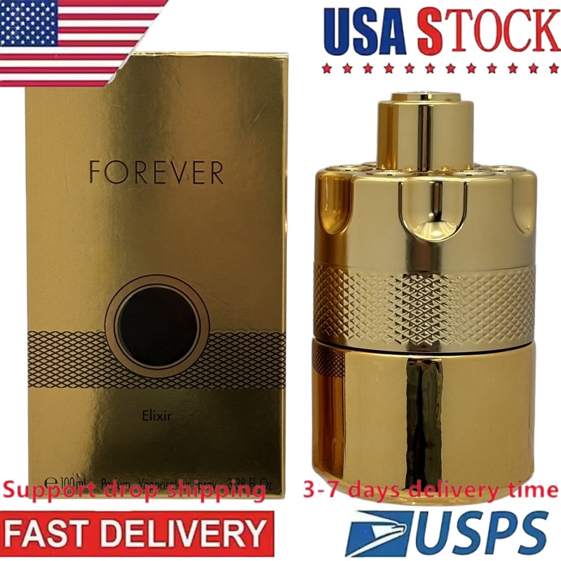 US Stock Fast Ship Men Perfume Fragrance Male Forever Wanted Elixir Lasting Smell Designer Brand Cologne Spray EDP Parfum Male