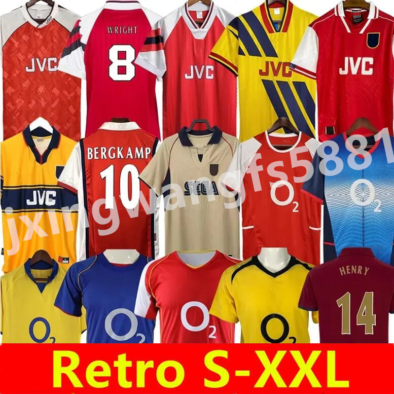 gunman ARSen 2003 04 05 06 Retro soccer jerseys football kit HIGHBURY PIRES REYES HENRY ADAMS Persie Galla V. PERSIE football shirt Men Vintage Classic