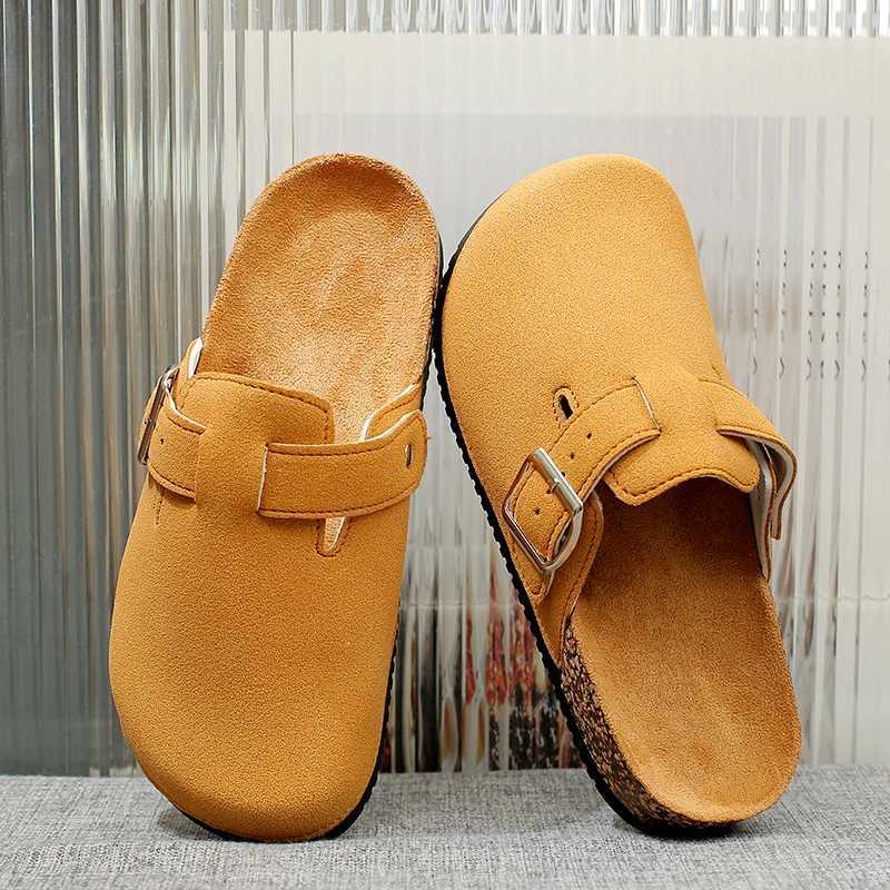 Childrens 2026 New Classic Style Buckle Strap Closed casual fashion slippersT260327