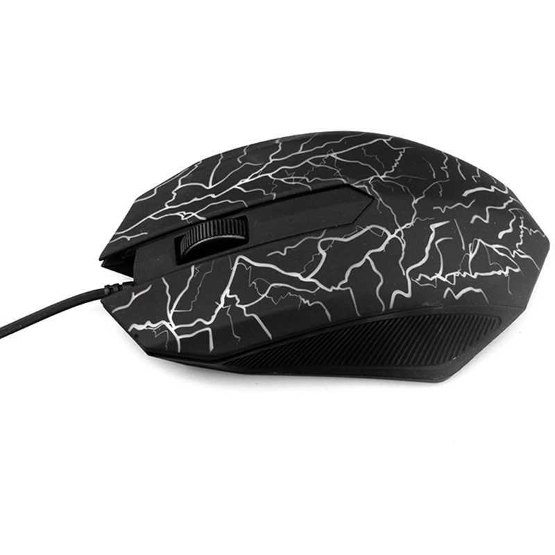 3200DPI Computer Mouses Colorful LED Professional Mouse Gaming Ultra-precise For Dota2 LOL Gamer Mouse Ergonomic USB Wired Mouse D260327