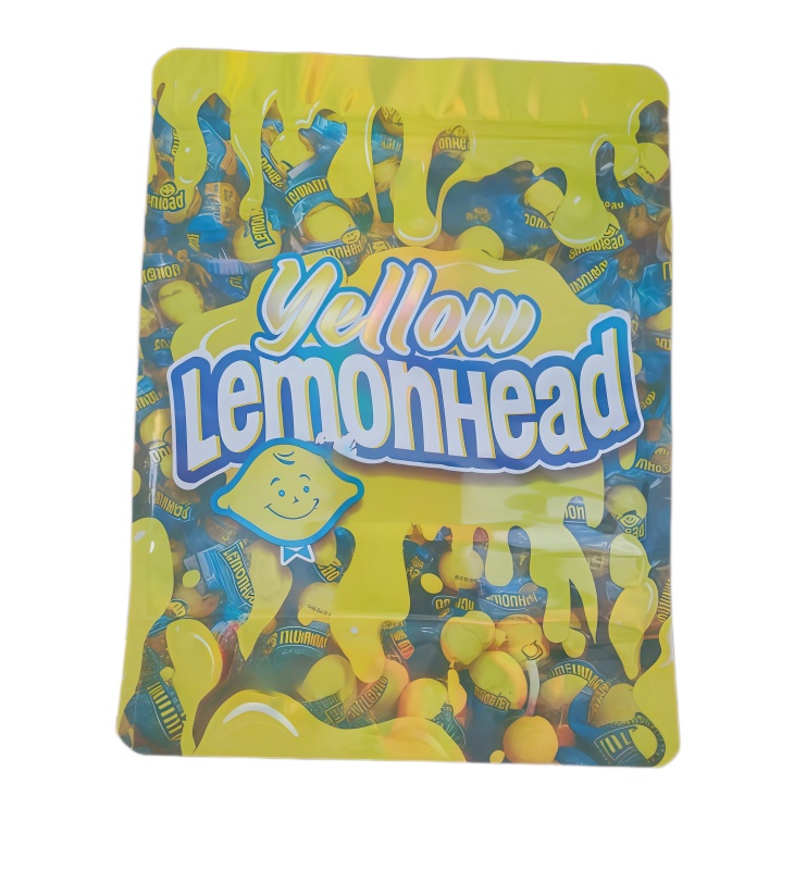 1oz bag aluminum foil pouch zipper pack holographic 28g food storage moisture smell proof cali baggie custom printed