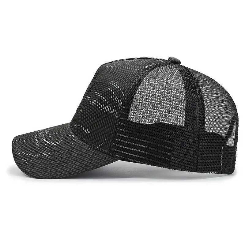 New Summer Hat Mens Letter Embroidery Versatile Couple Sunscreen Sunshade Baseball Sports Tennis Hat Travel Men M260327