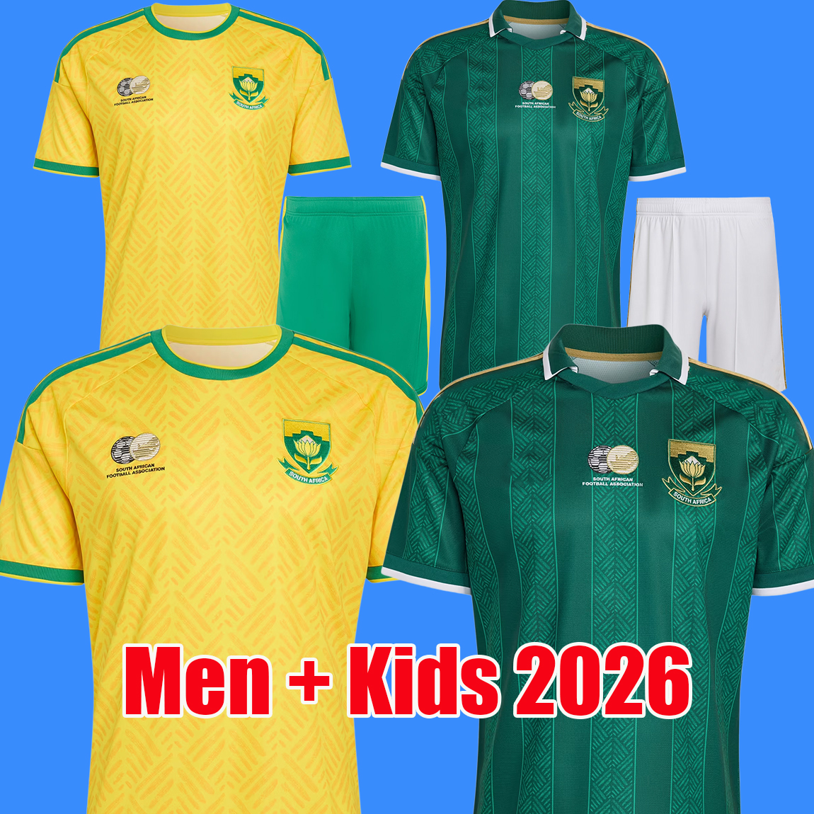 South Africa 2026 World Cup Home Away Kit FOSTER Soccer Jersey APPOLLIS MOFOKENG MAKGOPA HLONGWANE MBATHA MBOKAZI MODIBA SIBISI Football