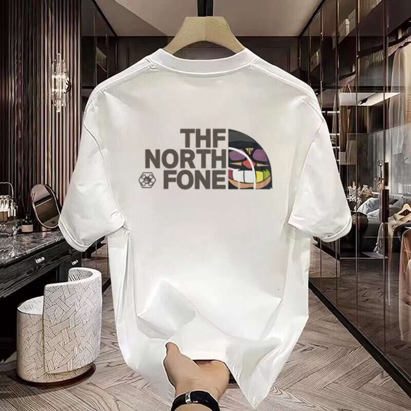 American-style heavy-weight pure cotton European-style short-sleeve T-shirt for young men and women summer ins trendy brand loose casual half-sleeve t