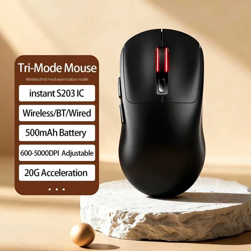 G19X11 Bluetooth Tri-Mode Wireless Gaming Mouse 5000DPI 1000Hz High Refresh Rate Ergonomic RGB Gamer Mice for Laptop PC D260327