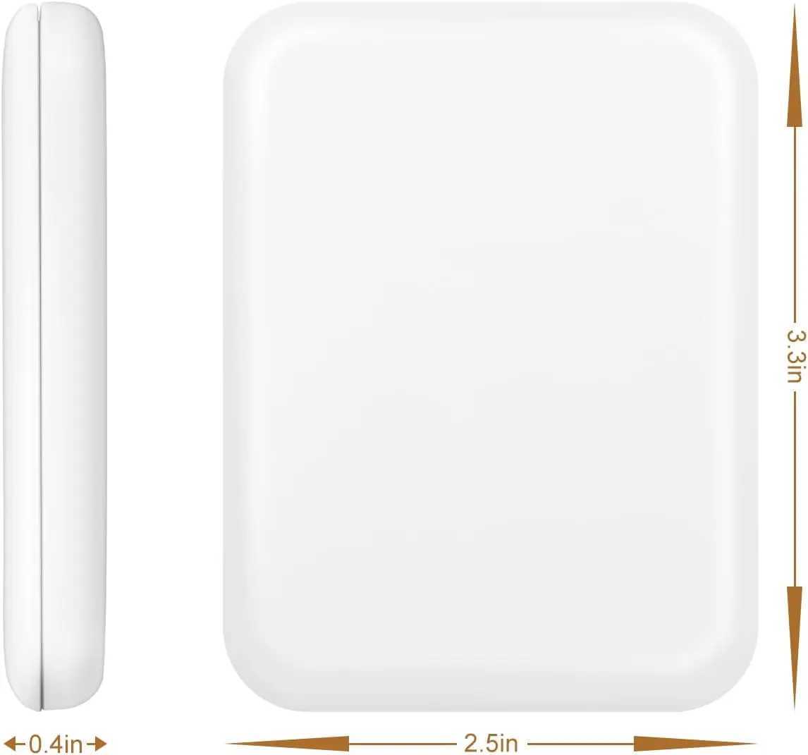 Compact Cosmetic Mirror 1X/3X Magnification LED Pocket Makeup Mirror with Cell Batteries Mini for Purse Pocket Travel and Gift H260327