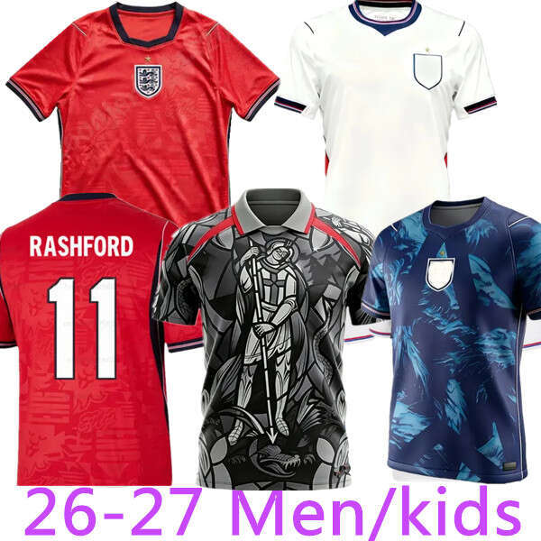 England 26 27 BELLINGHAM World Cup 2026 New England Football Shirt 25 Soccer Jerseys KANE SAKA RICE FODEN National Team Kids Kit Women Long Sleeves Football Tops