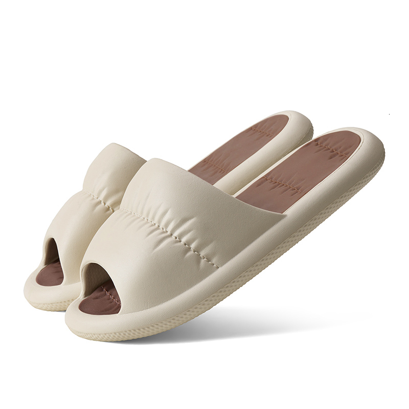 Design Slippers Trendy Casual Sandals EVA Slides For Home Sandals Acupressure Massage Slippers Non Slip Fashion Gifts Solid Slide Daily Outfit 8858A-2 - view 5