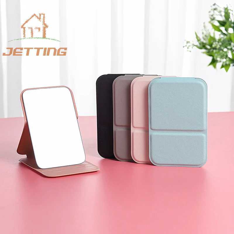 1pc Portable Mini Mirror Folding Women Makeup Hand Mirror Single-side Mini Cosmetic Mirror Foldable High Definition Vanity Tools H260327