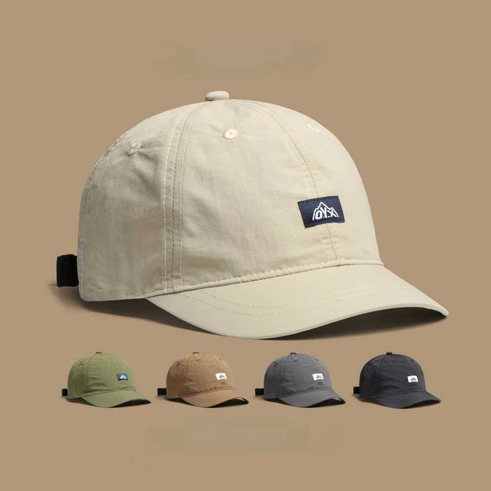 American Retro Short-brimmed Baseball Thin Soft-top Quick-drying Hat for Men and Women Outdoor Sports Sun Visor Baseball M260327