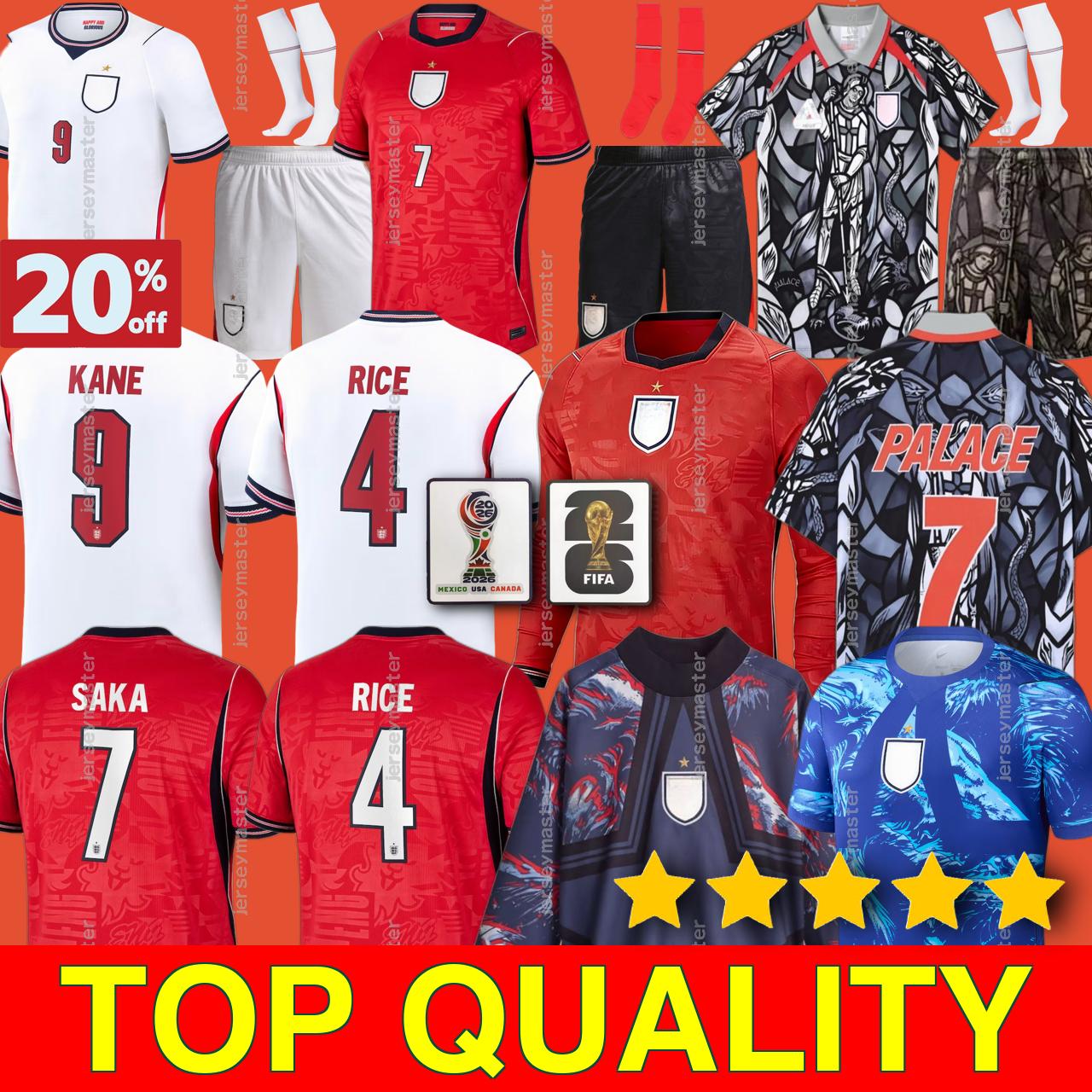 England Kit 26 27 KANE FODEN England World Cup 2026 SAKA England Football Kit PALMER England Shirt RICE England Football Shirt 26 BELLINGHAM Kids Soccer Jersey Shirts