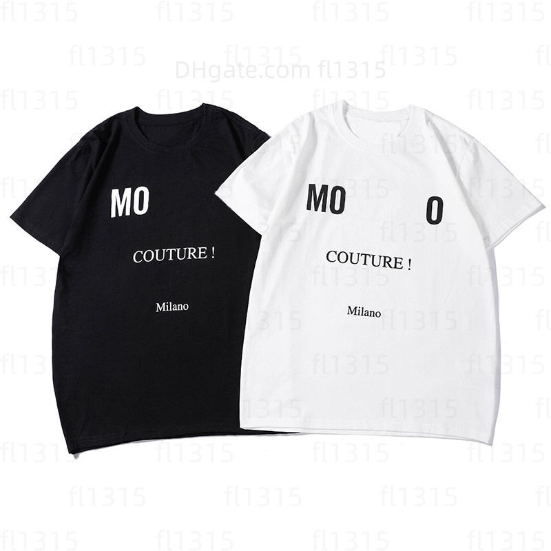 summer new high quality short sleeve Brand designer T-shirt men's women Fashion the Letter round neck luxury half sleeve base TAll-cotton couple T-shirts Tops