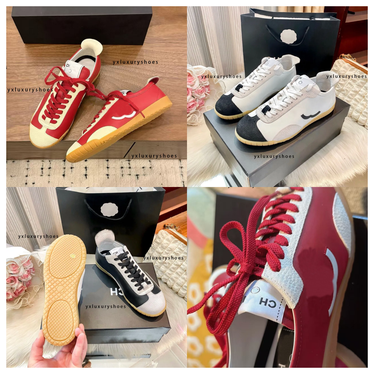 2026SS CC Designer sneakers Paris Men New Style Casual Sports Shoes for Duo color women's multi-purpose outdoor travel shoes Couple The same style of luxury sneakers