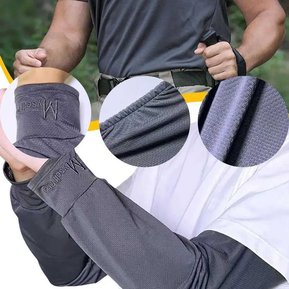 Ice Silk Sleeve Breathable Sun Protection Arm Sleeves Quick-drying Cycling Sleeve Loose Driving Fishing Men Women Arm Cover D260326