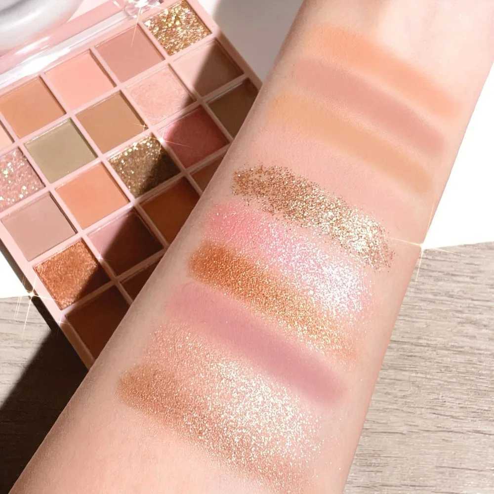 25-Color Eyeshadow Palette Matte Glitter Waterproof Long-Lasting Easy Apply Multi-Look for Daily Party Halloween H260327