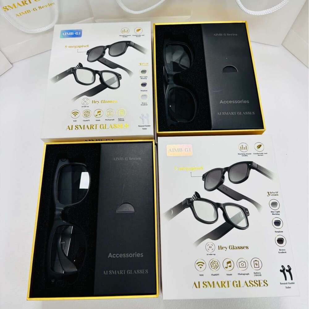Famous Brand Smart AIMB G Glasses Million Feature Pixel Level Photography Local Storage Audio Video Recording And Free AI Real Time Translation CKS