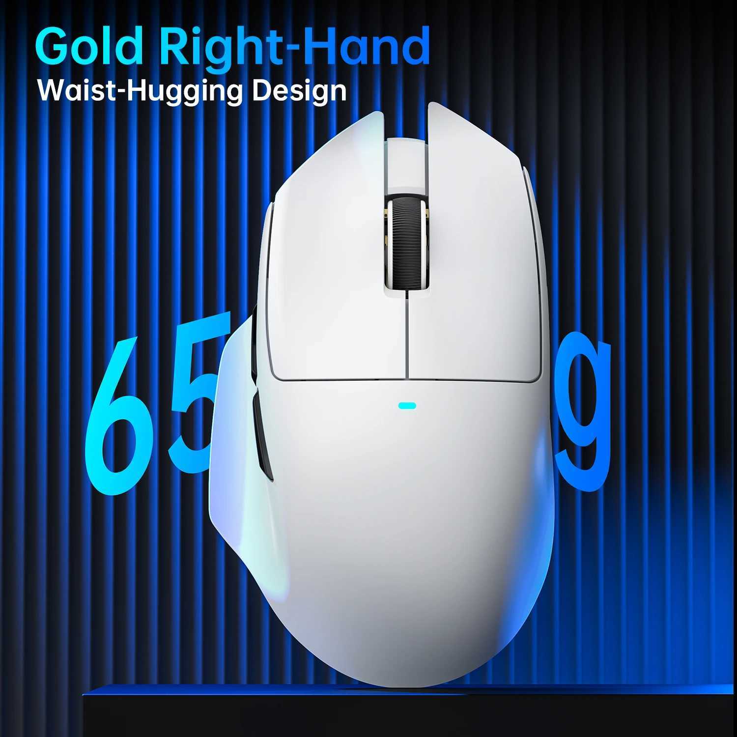 V6 ATTACK SHARK Touch Magnetic Charging Base Wireless MouseBluetooth Tri-Mode Connection25KDPI Macro Gaming Mouse D260327