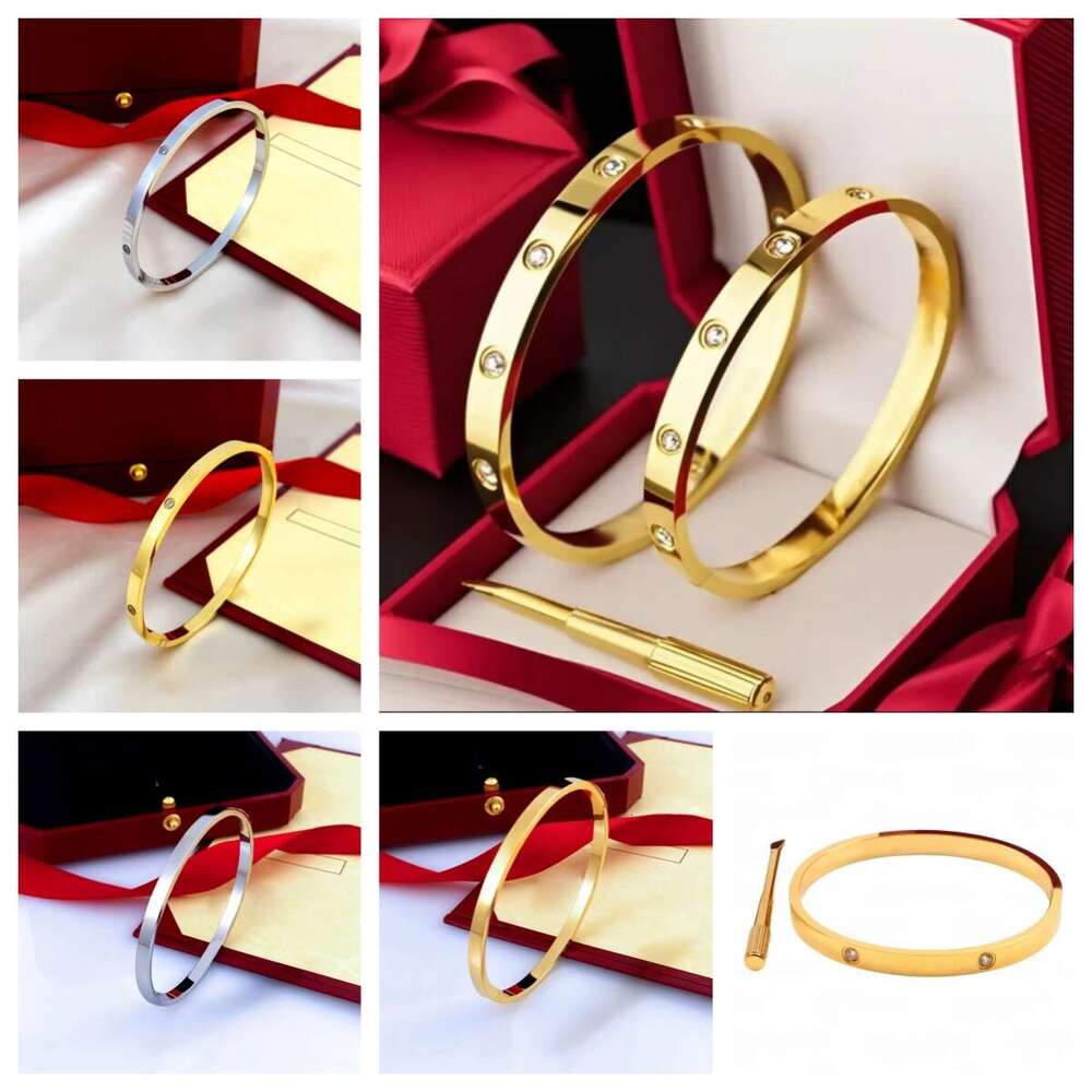 Designer bracelet classic bracelet for women men braclet bangle luxury jewelry charm stainless steel Not fading Not allergic silver gold bracelet designer jewelry