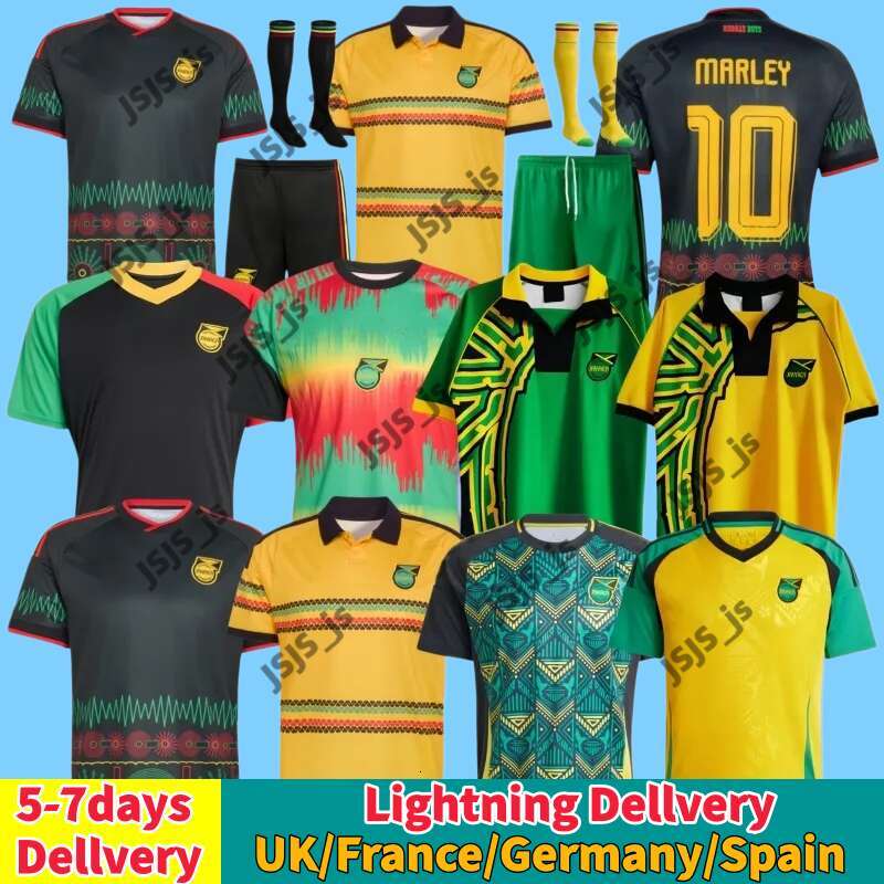 Jamaica Bob Marley 2026 World Cup Kit Retro 1998 jamaica home soccer jerseys MARLEY 10 JAMAICA national Team Jersey football shirt fans player version men kids sets