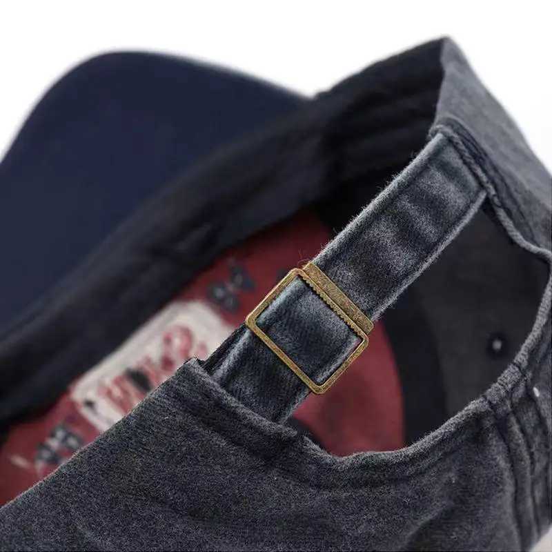 Retro Letter Embroidery Baseball Caps Men Women Washed Cotton Adjustable Casual Hat Hip Hop Streetwear Sun Hats Y2k Hat M260327