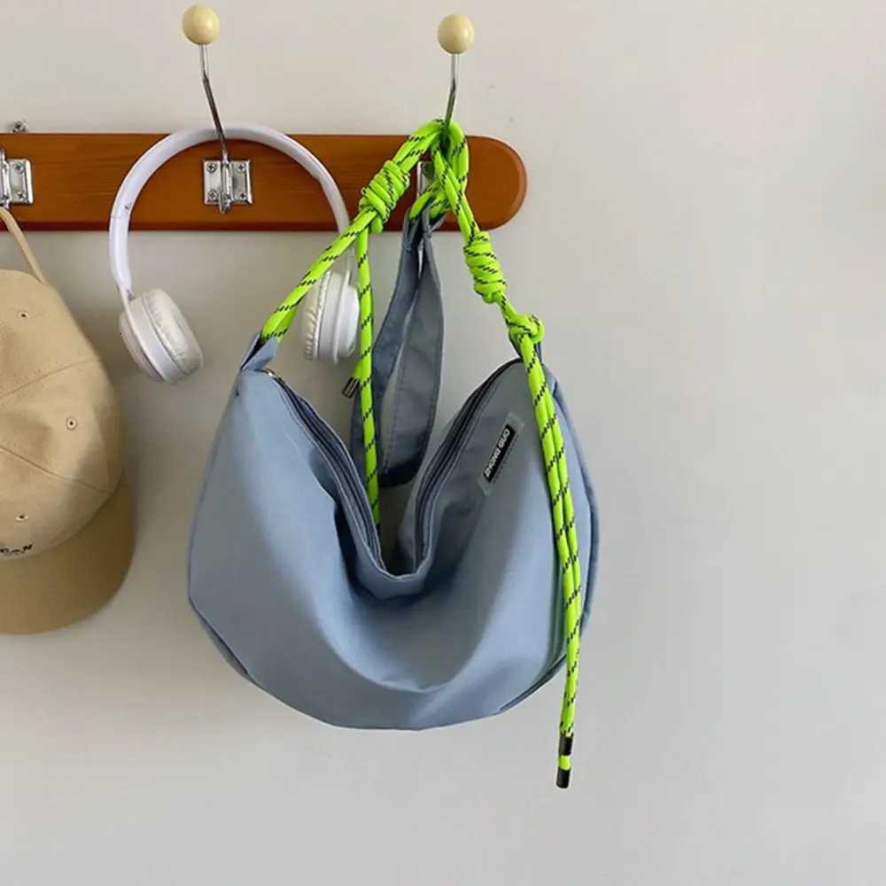 Casual Nylon Rope Nylon Crossbody Bag Casual Fashion Messenger Bag Solid Color Multifunctional Shoulder Bag Men C260327