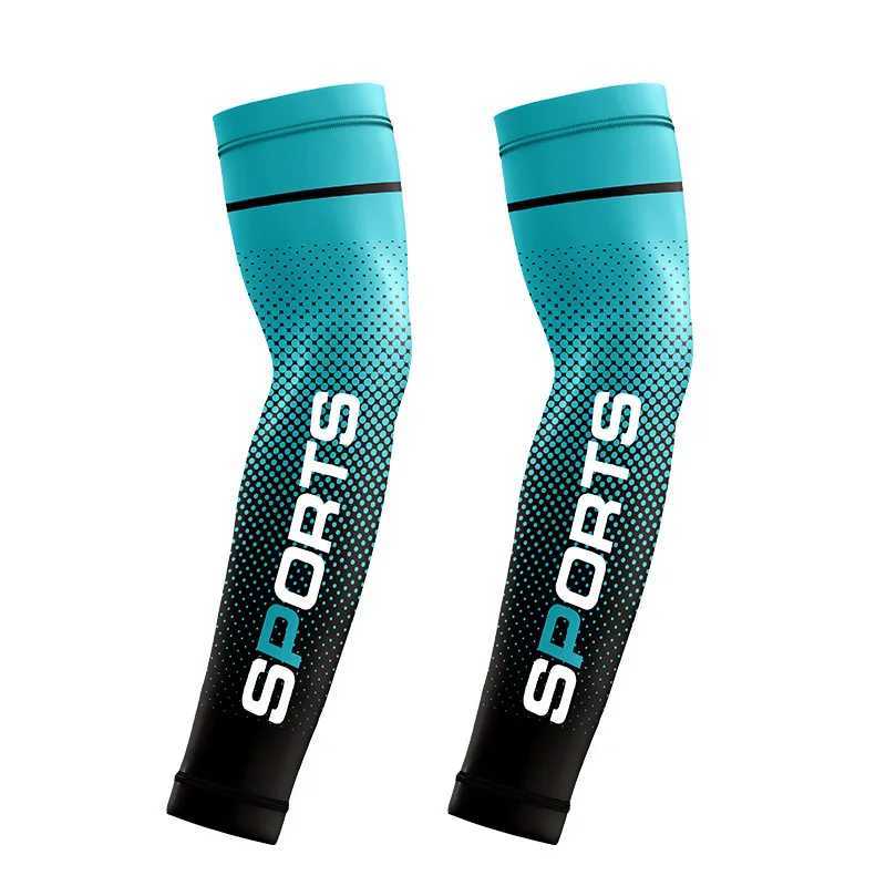Men Ice Silk Cooling Arm Sleeves UV Sun Protection UPF50 for Cycling Motorcycle Fishing Outdoor Breathable Arm Guards Summer D260326