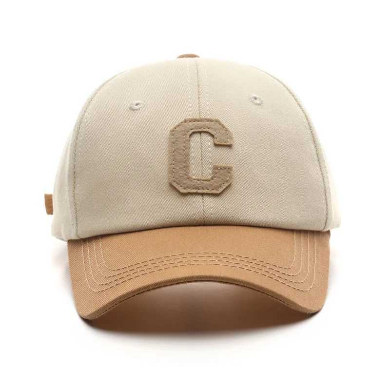 Unisex Cotton Baseball For Women And Men Casual Snapback Hat Fashion Letter C Patch Hat Summer Sun Visors Caps M260327