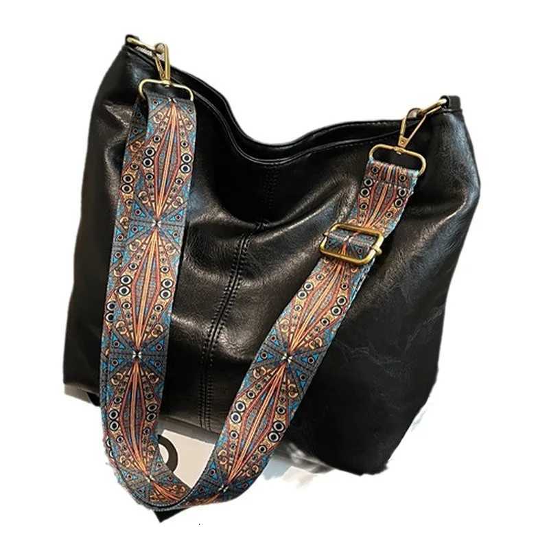 Vintage Style Geometric Printed Strap Hobo Bag Large Capacity Crossbody Bag Womens Shoulder Bag Crossbody Bag C260327