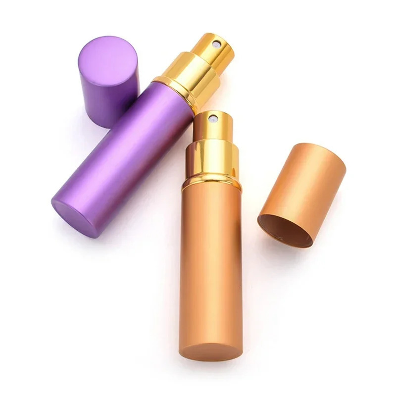 5/PCS 10ml Aluminum Perfume Bottle Refillable Travel Perfume Atomizer Mini Spray Bottle Empty Parfume Atomiser Sprayer 260318