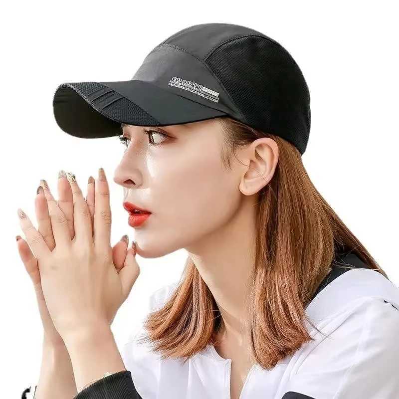 Summer Outdoor Sports Fishing Hat Quick Drying Sun Hat Adjustable Unisex Baseball for Women Men M260327