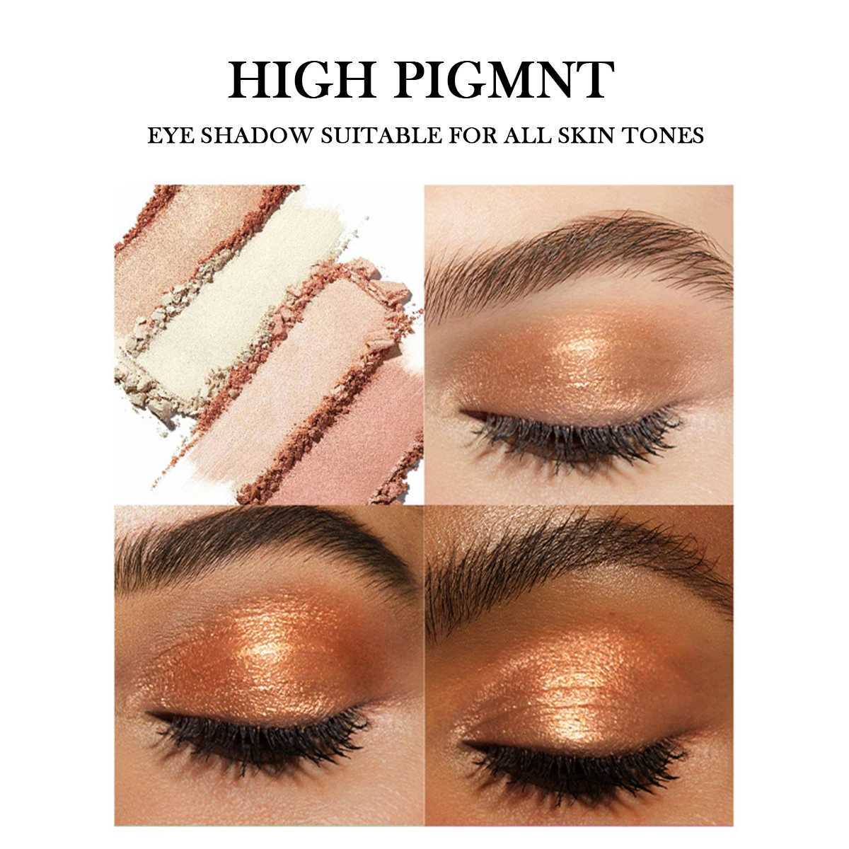 18Color Eyeshadow Palette Pearlescent Matte Fine Shimmer Glitter Earth Tones Long Lasting High Performance Beauty Makeup H260327