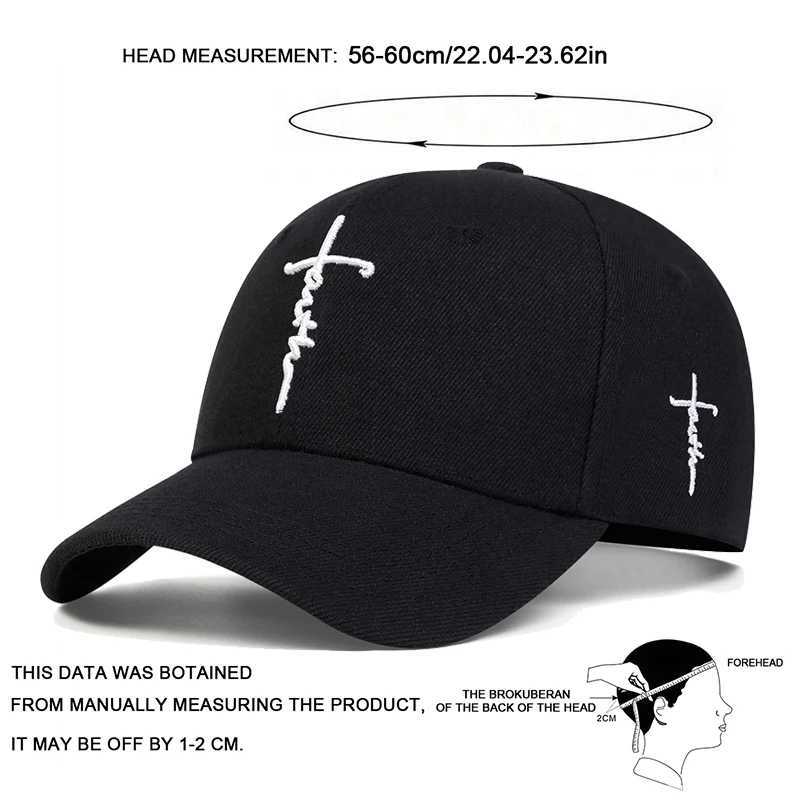 Fashion Faith Embroidery Baseball Men Women Spring Summer Sun Hats Cotton Snapback Hat Unises Hip Hop Trucker Caps Gorras M260327