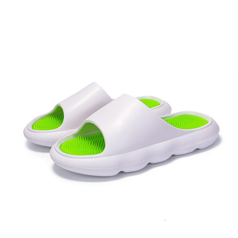 Slippers Thick Sole Acupressure Massage Slippers EVA Slides For Home Sandals Open Toe Slides Non Slip Solid Fashion Gifts Slide 8818A-1
