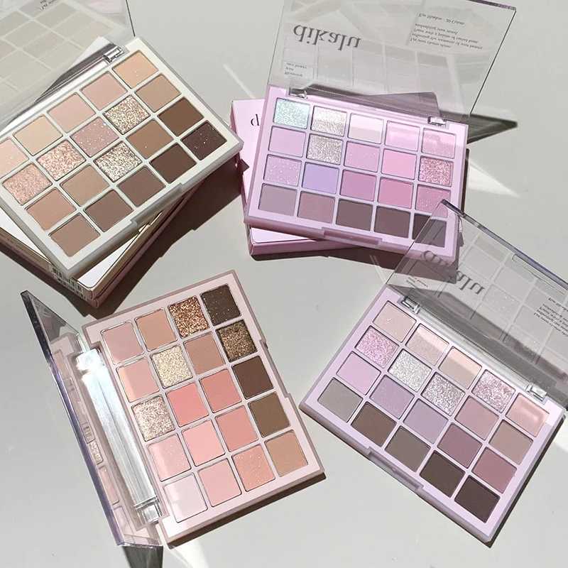 DIKALU 20-Color Korean Low Saturation Eyeshadow Tray Matte Waterproof Brown Pink Eye Shadow Palette Long-lasting Daily Makeup H260327