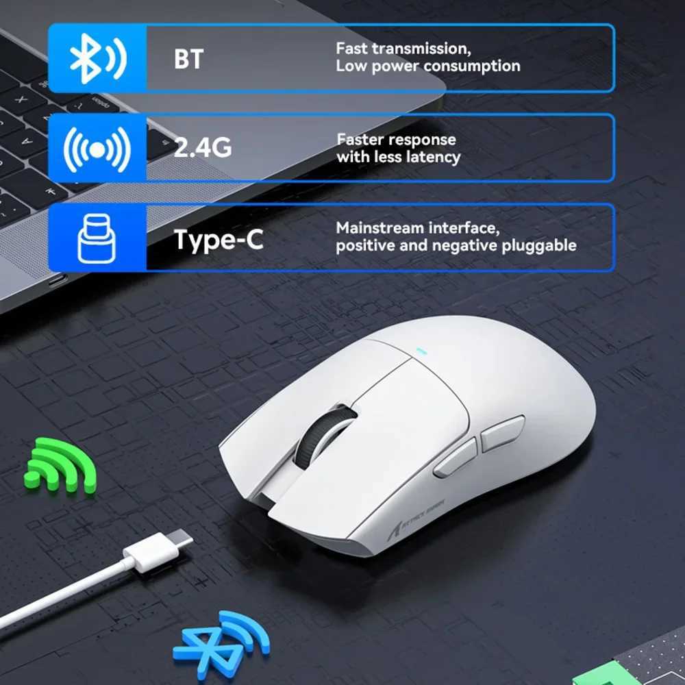 Hot Sale ATTACK SHARK X11 SE Ultra-Light Wireless Gaming Mouse - PAW3311 Tri-Mode Low Latency Ergonomic for Competitive Play D260327