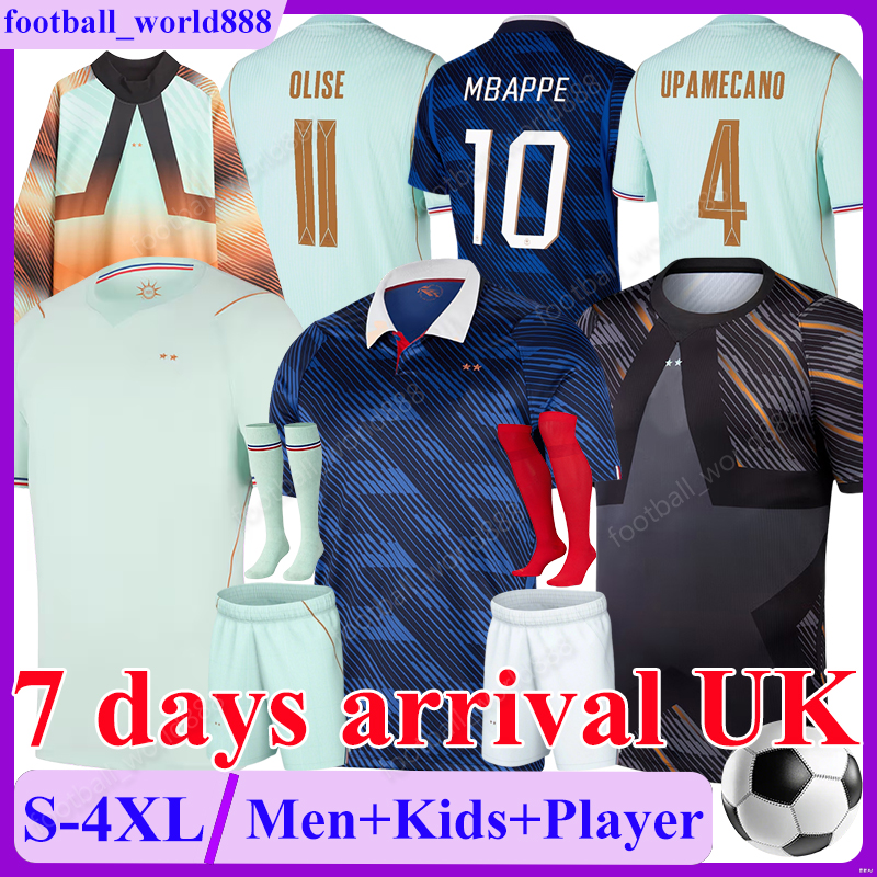 4XL maillot France 2026 World Cup Soccer Jerseys French MBAPPE OLISE 26 27 football shirts KOLO MUANI RABIOT DEMBELE football kits EKITIKE DOUE Men Kids Kit Socks Sets