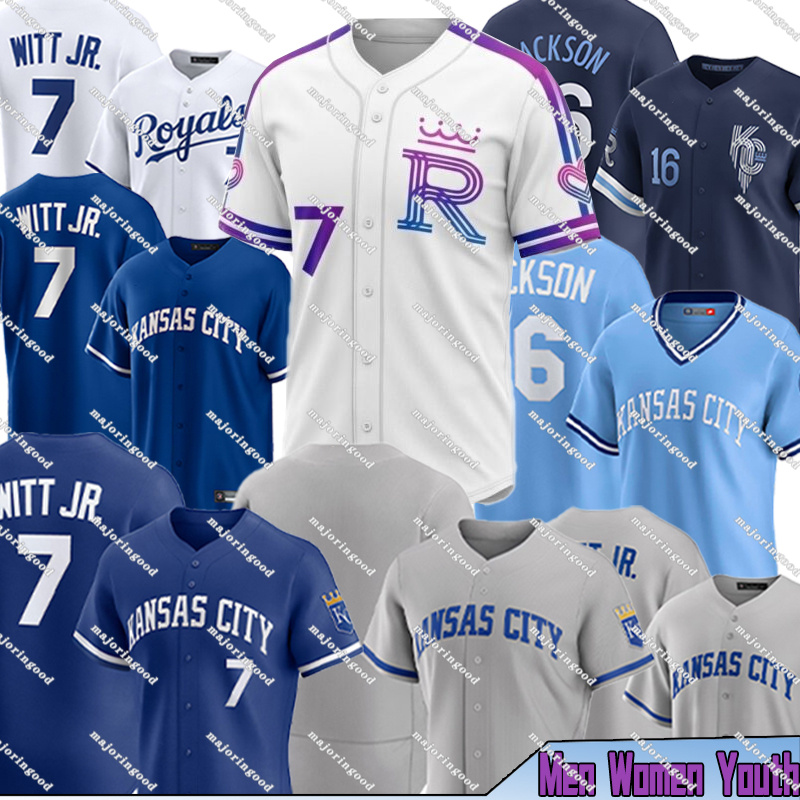 #7 Bobby Witt Jr. Jersey #13 Salvador Perez Jersey Vinnie Pasquantino KC Royals Jerseys Cole Ragans MJ Melendez men women youth Custom City Baseball Jerseys