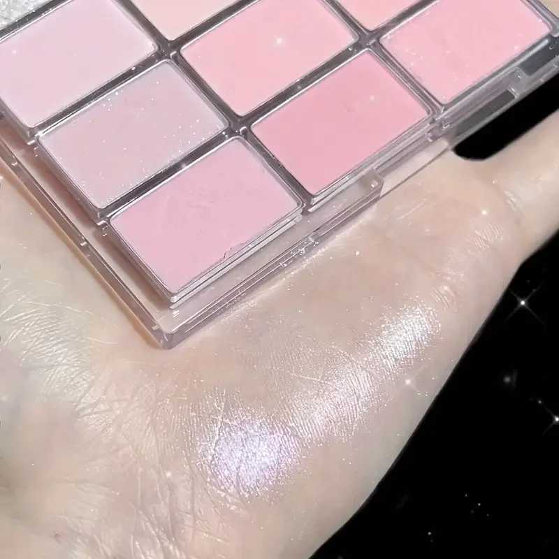 16-color Matte Glimmer Eye Shadow Plate Brown nude Pink tone down saturated daily makeup Charming makeup Korean style H260327