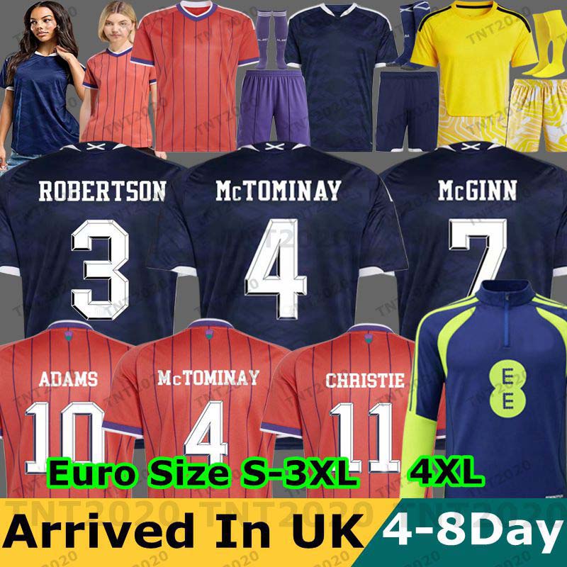 TOP 2026 scotland football shirt Soccer Jerseys ROBERTSON McGINN McTominay McGREGOR SHANKLAND MCGREGOR Home maillot TIERNEY Away kids sets goalkeeper unifrom