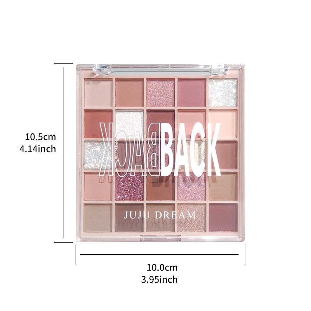 25-color lucky eye shadow plate earth color autumn and winter pure desire style low saturated orange brown eye shadow plate H260327