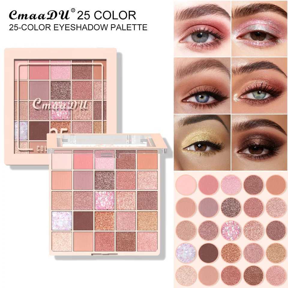 25 Color Matte Pear Eyeshadow Palette Soft Silky Rich Colors Easy Blend Long Lasting Multi Tone Makeup H260327