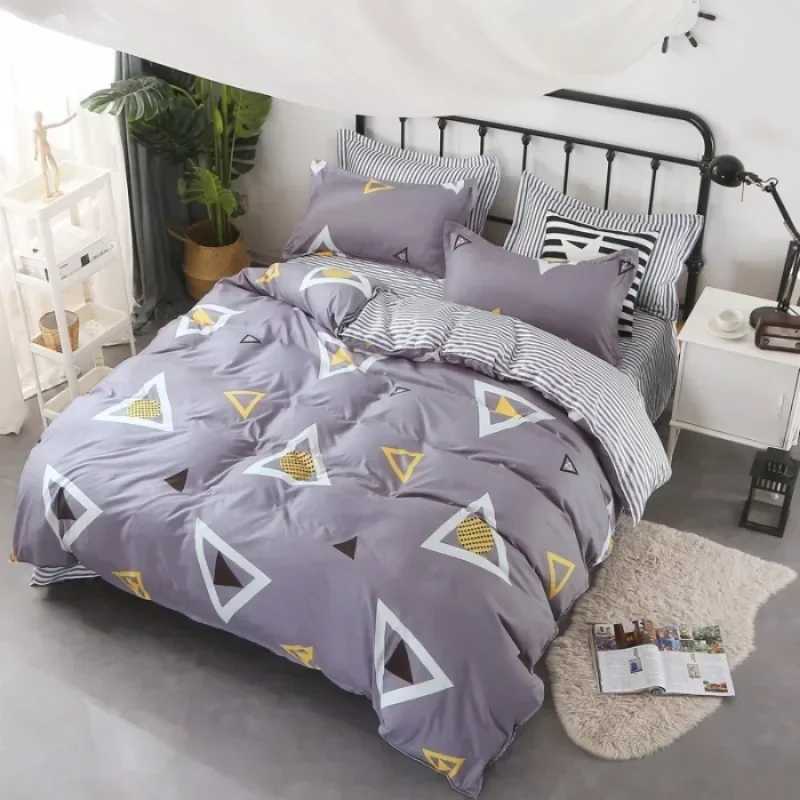 New Comfortable Soft Skin-friendly Cotton Aloe Vera Cotton Four-piece Set Active Cotton Bedding Sheet Quilt Cover H260327