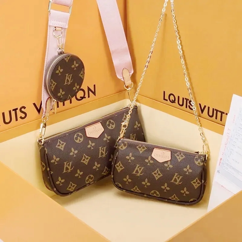 Luxury Designer Bag 3 Multi FELICIE POCHETTE Chain Handbags Crossbody Purse Women Shoulder Bags Ladys Tote Wallet louisities vouiton bag vittuon voution backpack