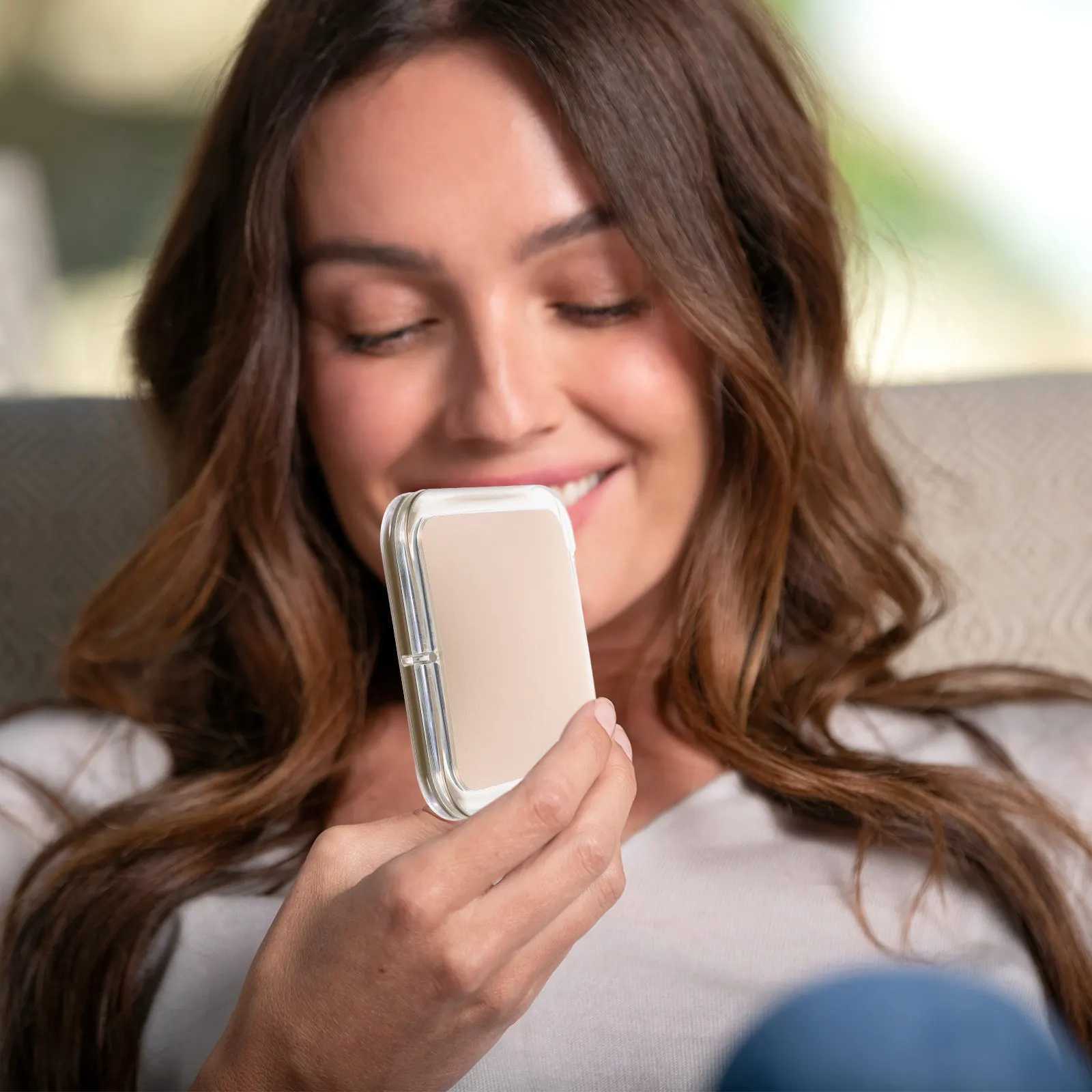 10X Magnification Foldable Compact Mirror for Purse Makeup Travel Portable Double Sided Pocket Mirror Mini Magnifying Makeup H260327