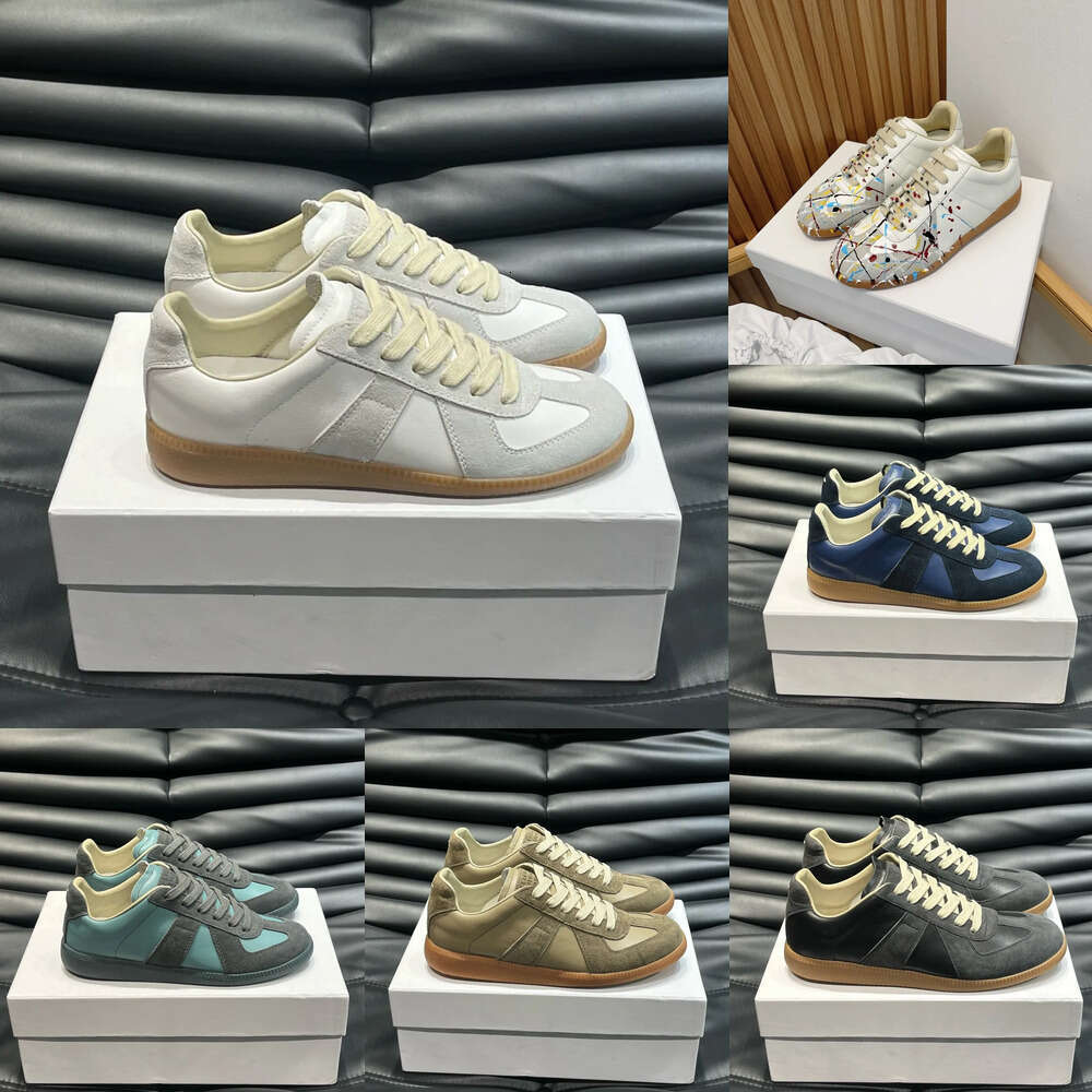 Maison Designer Margelasss Gats Women Running Replicate Suede Mm6 Woman Mens Sneakers Flat Foam Casual Trainer Outdoor Men Shoes