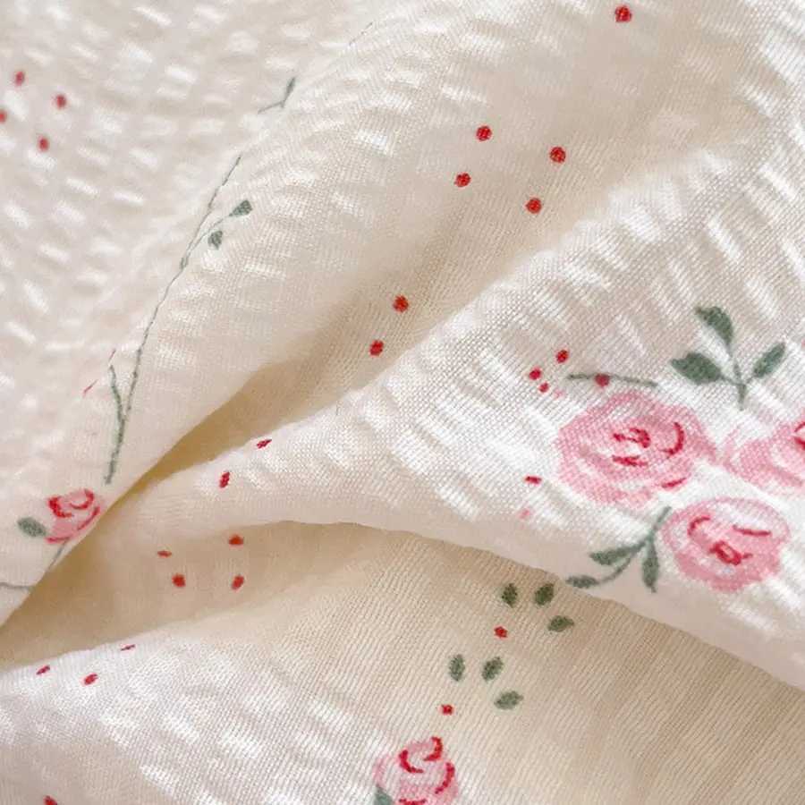 3-Piece Polyester Floral Print Bedding Set with 2 Pillowcases Duvet Cover H260327