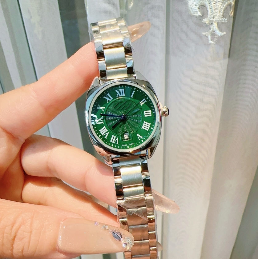 2026 women CAR Luckyity dayity Watch Square classic Watches Designer Diamond Quartz Movement Stainless Steel Bracelet Sapphire Glass womens wristwatches #75
